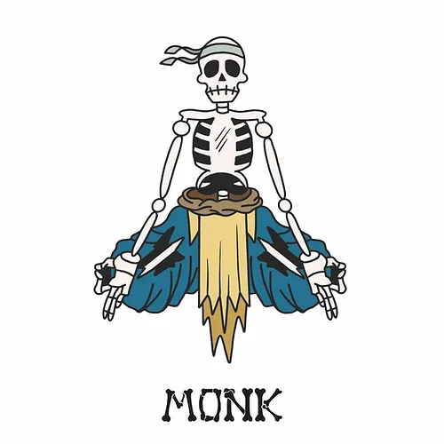 Skele-Pin Adventurer Monk